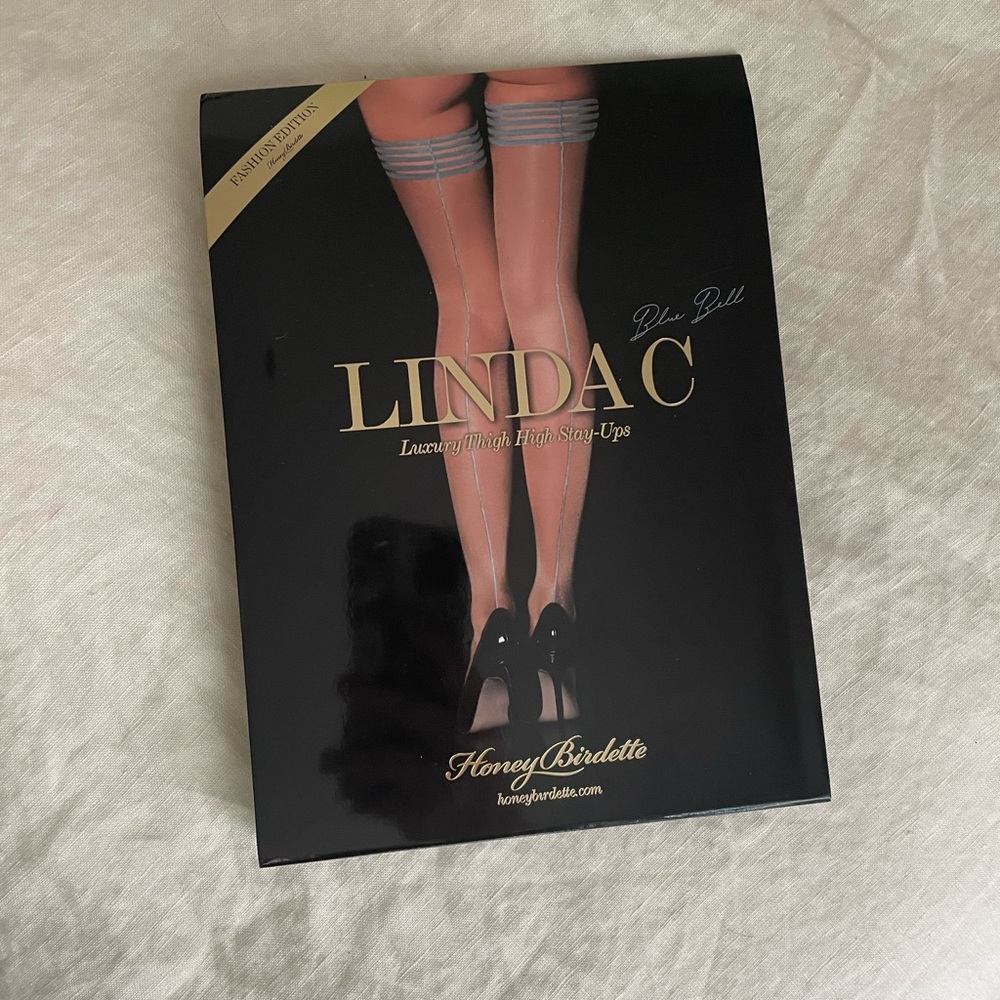 Honey Birdette Linda C Baby Blue Stockings💙